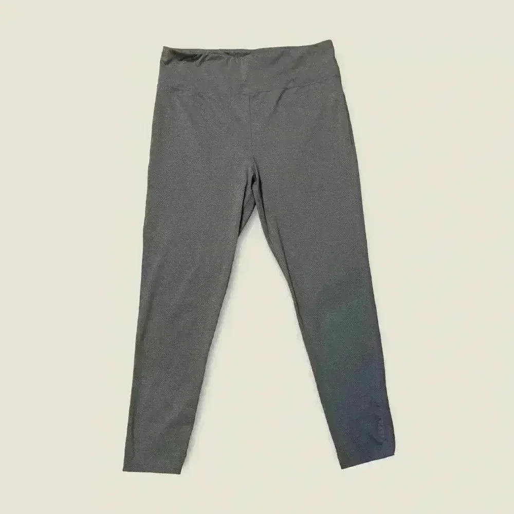Adore Me BRAND NEW WalkPop Womens XL Haley Heathered Leggings Gray Control Top